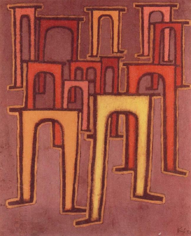 Paul Klee Revolution des Viadukts oil painting picture